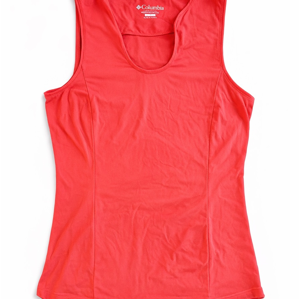 Columbia Women’s Active Tank Top Size Large Red Performance Sleeveless